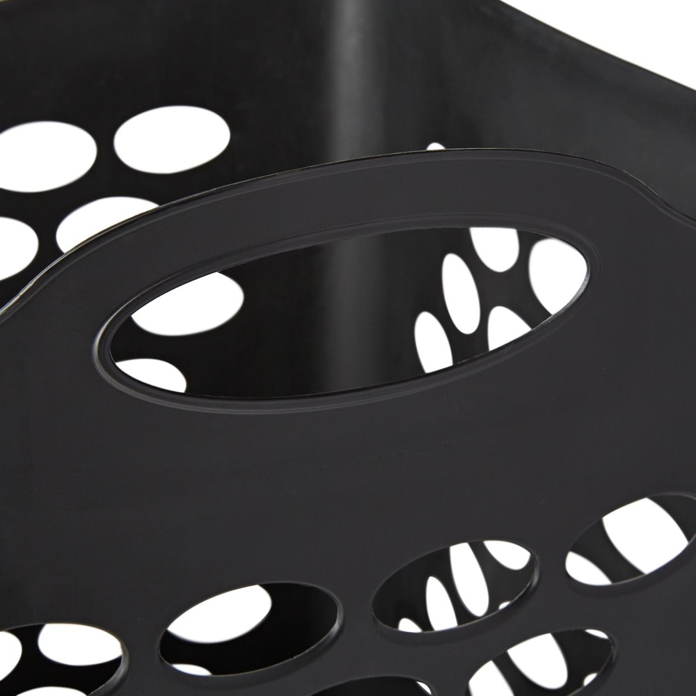 Flexible Square Laundry Hamper Soft Silver Adult