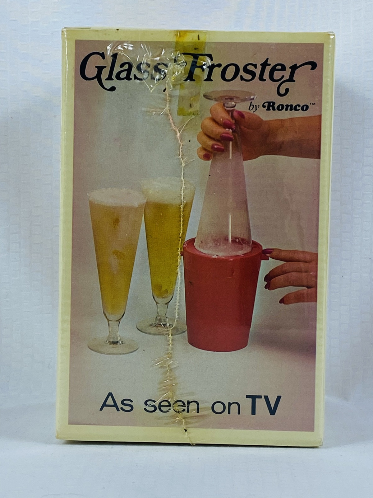 1975 VTG Glass Froster by Ronco Retro Collectible Barware NOS NEW and SEALED