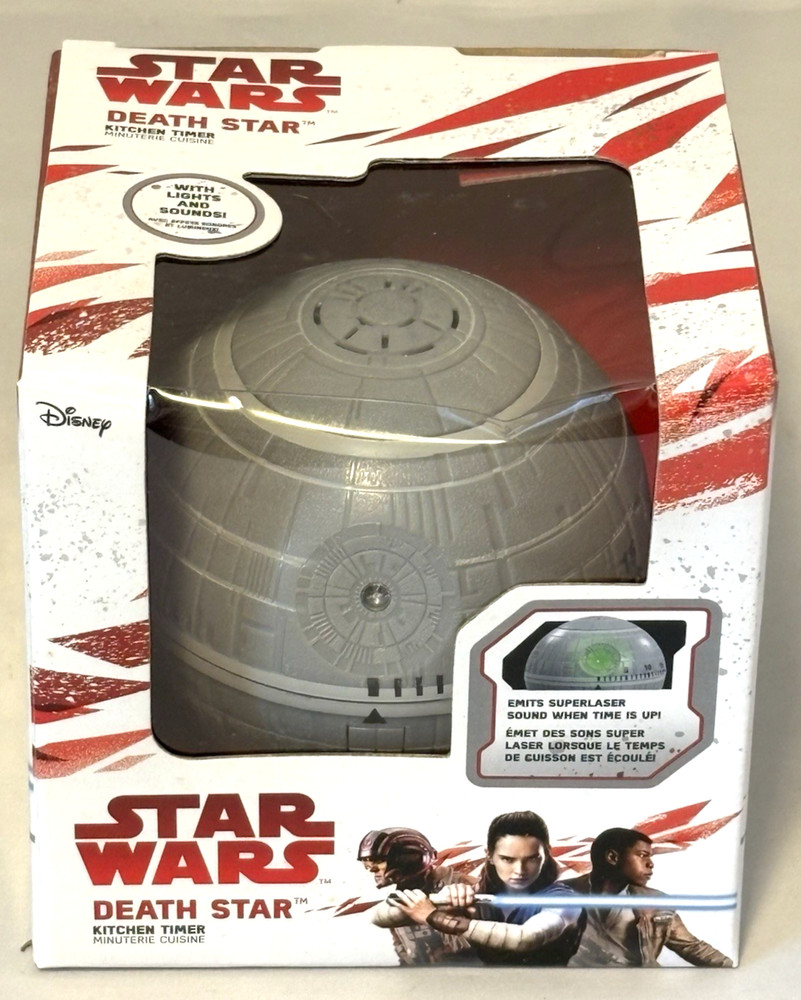 Star Wars Death Star Kitchen Timer Lights Sounds Disney Boxed