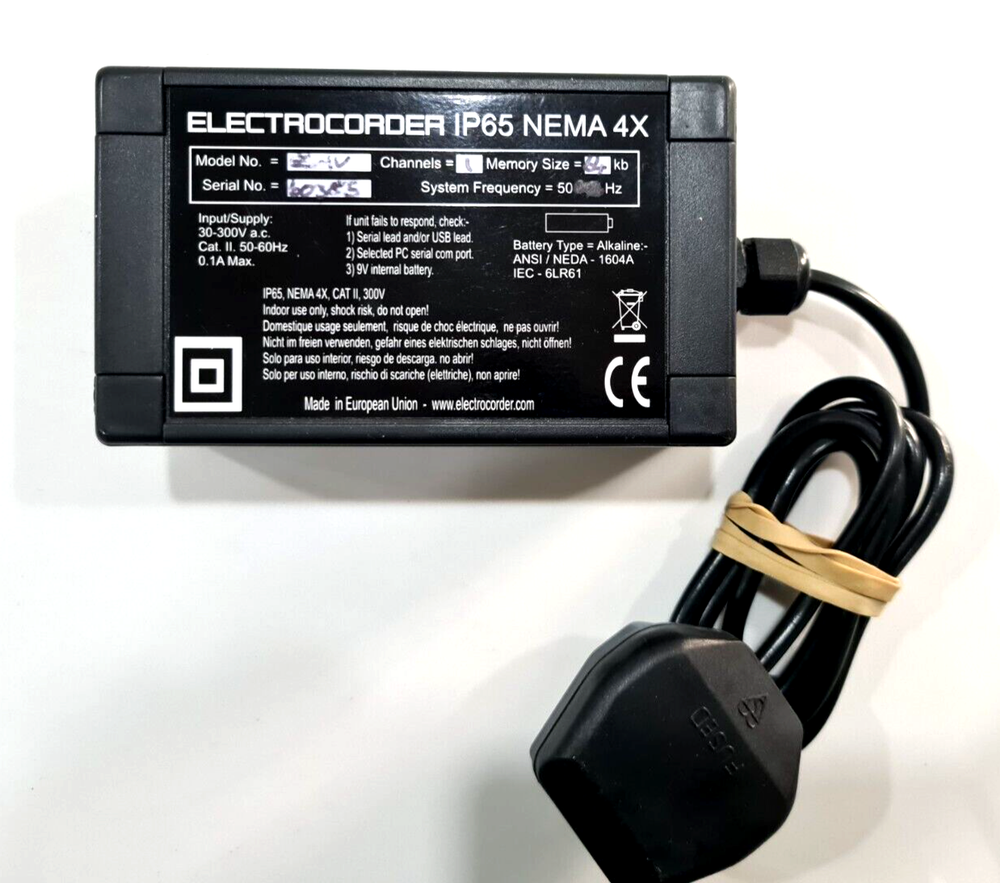 Electrocorder EC-1V Voltage Recorder Via Dhl Express.