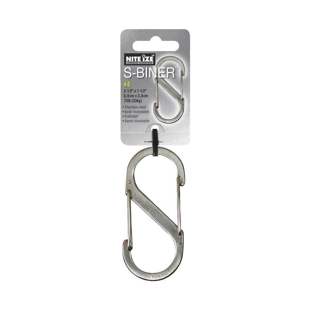 Nite Ize Stainless Size 5 S-Biner
