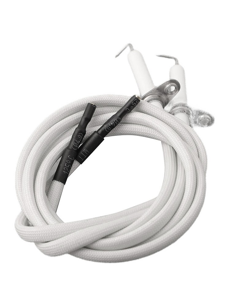 2Pcs Ceramic Ignitor Electrode with 700mm for IGNITION Wire for Burner BBQ