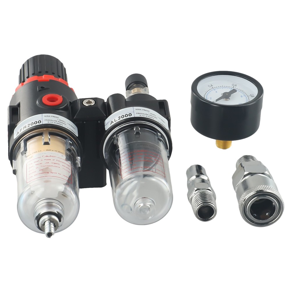AFC2000 Plastic Air Source Treatment Filter Pressure Gauge Regulator Replacement