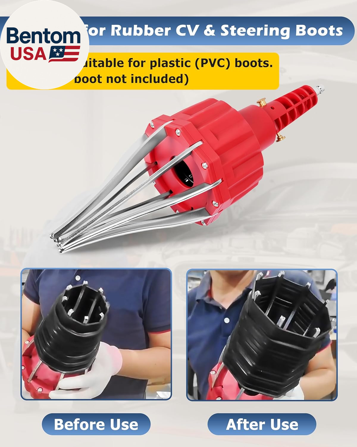 Pneumatic Air Power CV Joint Boot Expander Install Installation Removal Tool for