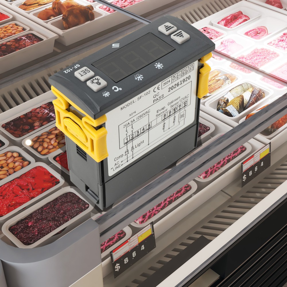 Electronic Temperature Controller SF-102 Digital Display Freezer Thermostat