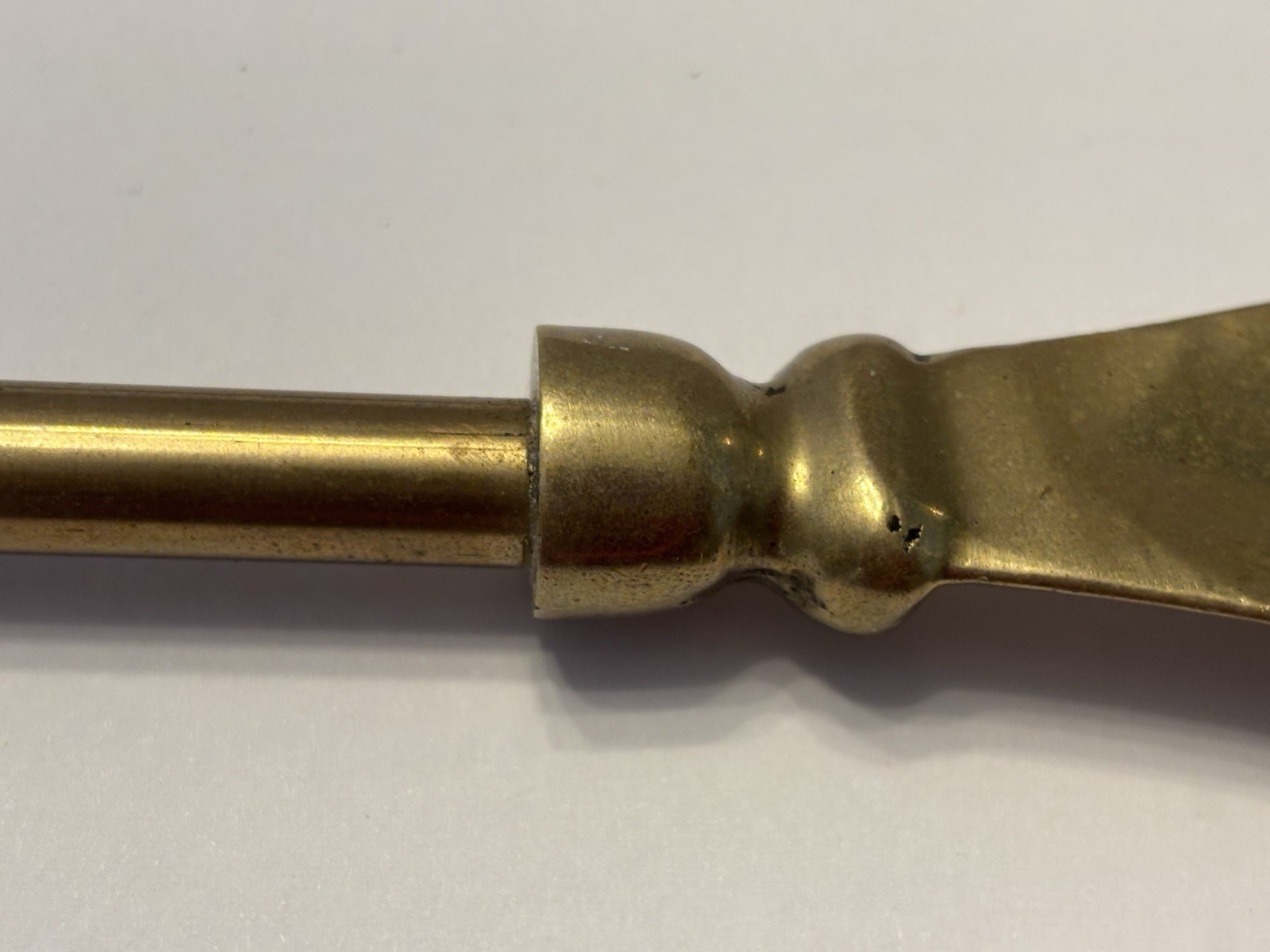 HTF Vintage 15" Brass Bounding Running Rabbit Hare Shoe Horn Shoehorn