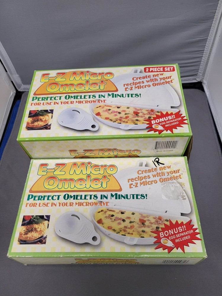 Microwaveable Omelet Pan and Egg separator E-Z Micro - Set Of 3