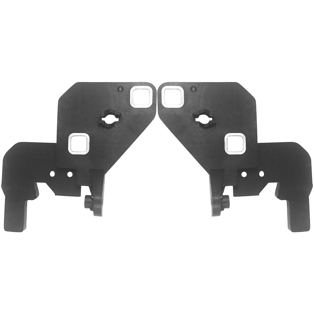 Left & Right Radiator Support Headlight Bracket for GLC300 GLC43 AMG Black