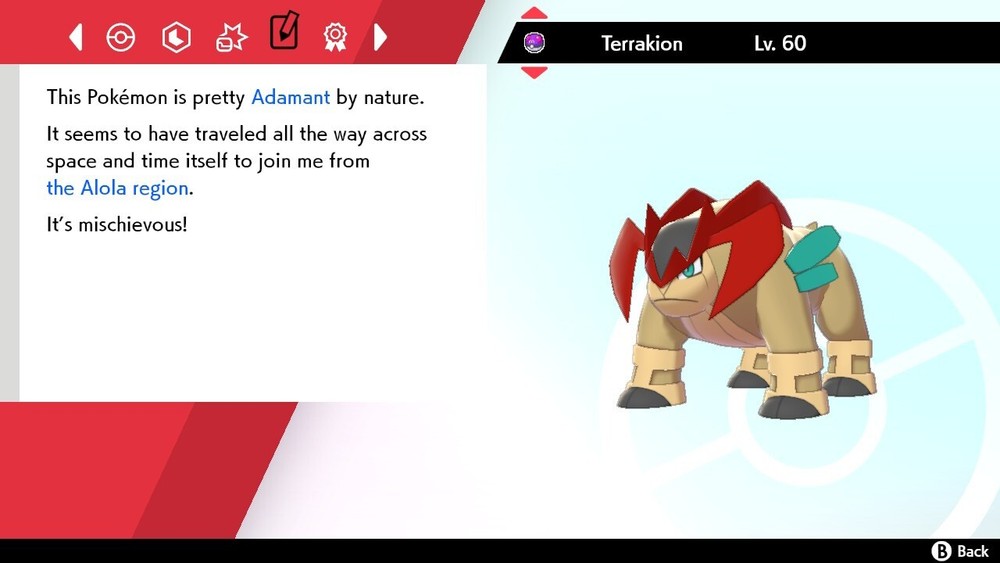 ✨Shiny✨ Terrakion For Sword & Shield