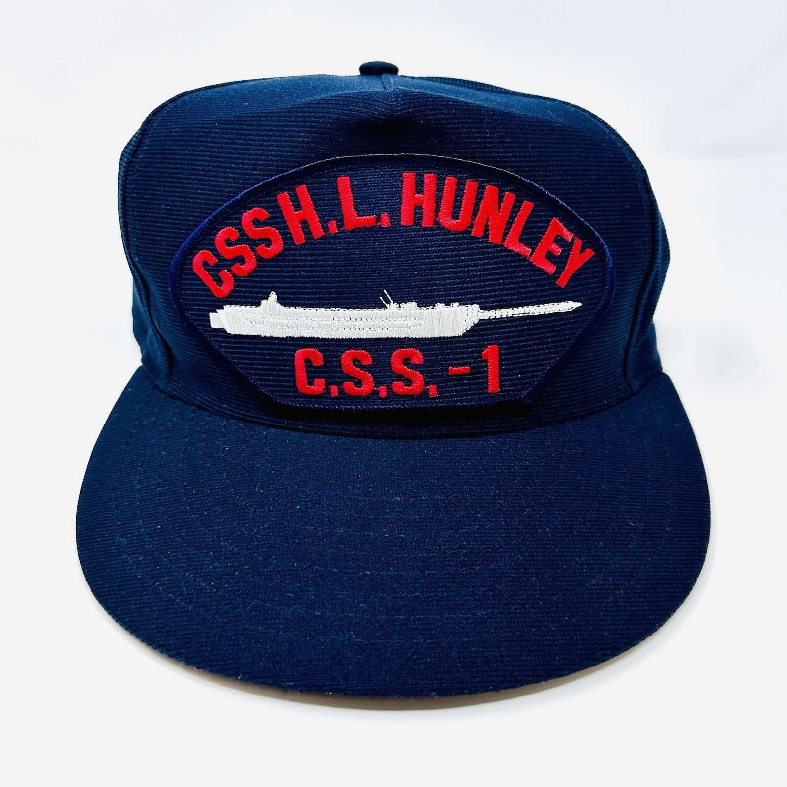 NEW Confederate Navy Submarine CSS HL Hunley CSS-1  Ballcap Hat MADE IN USA