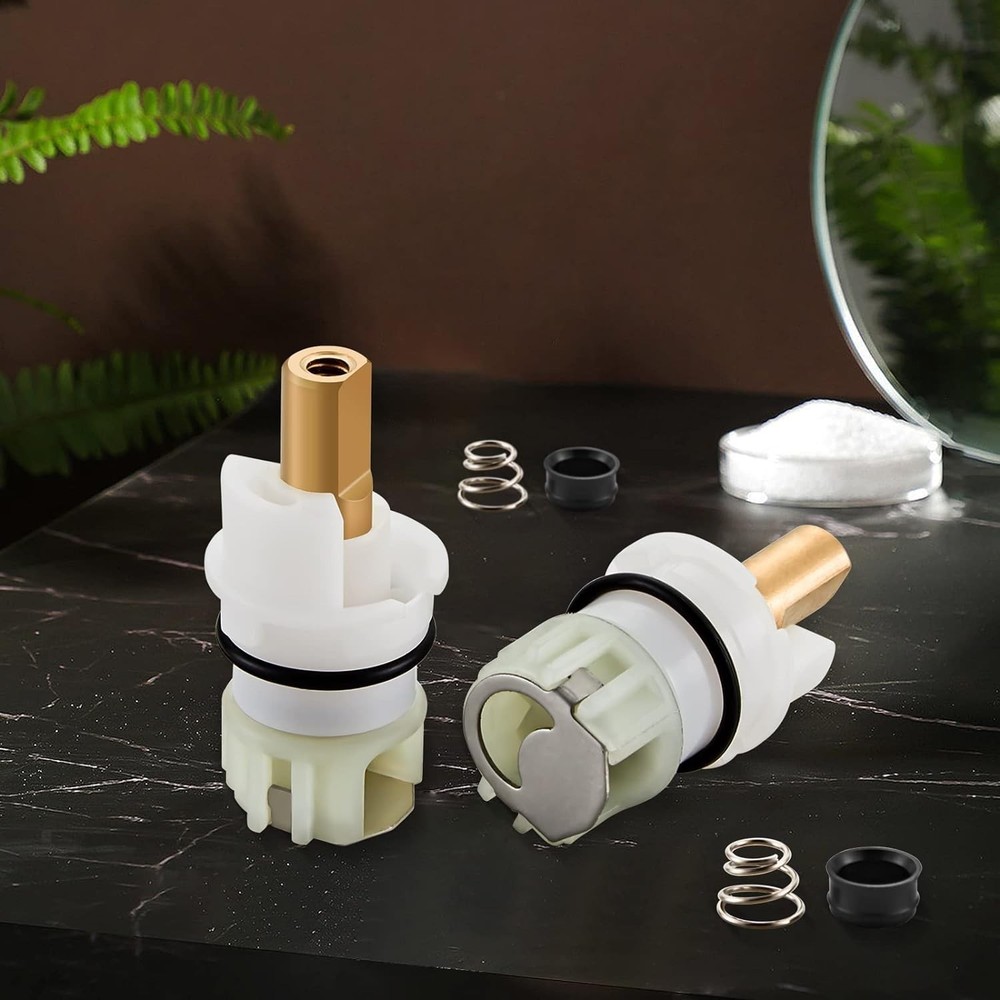 Faucet Stem Replacement Kit - Keep Your 2 Handle Faucet Running Smoothly, 2 Pack