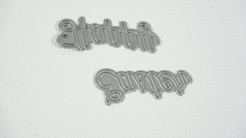 2017 Memory Box Craft Steel Die Happy Easter Perky Script 99628