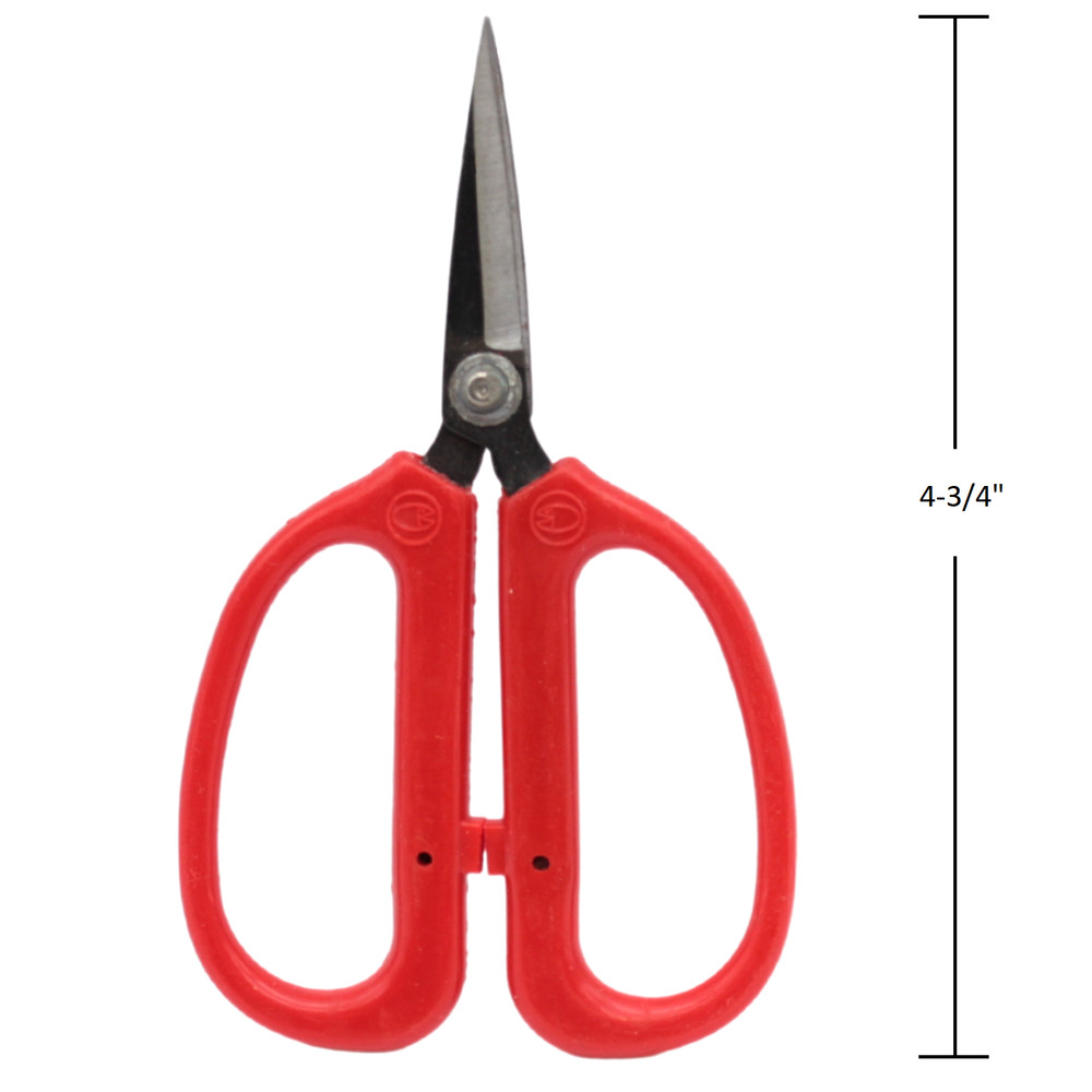 4-3/4" Large Handle Fine Sharp Point Embroidery Beadwork Scissors