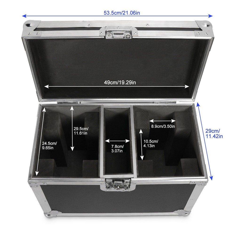 Flight Case For 2Pcs 150W Beam Moving Head Stage Light Hard Case with wheels