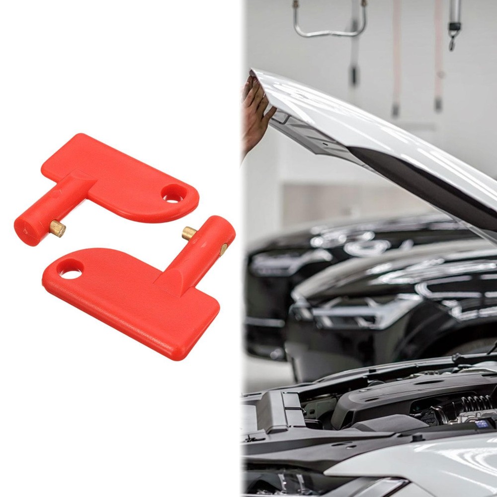 2Pcs Generic Battery Disconnect Isolator Keys Directly Replace for Auto