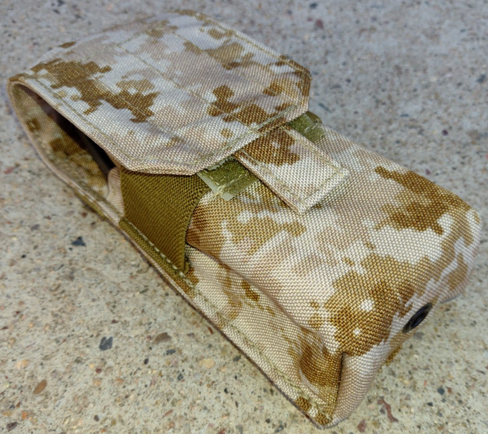 (1) US MOLLE MAG POUCH DOUBLE DESERT MARPAT FIREFORCE TACTICAL