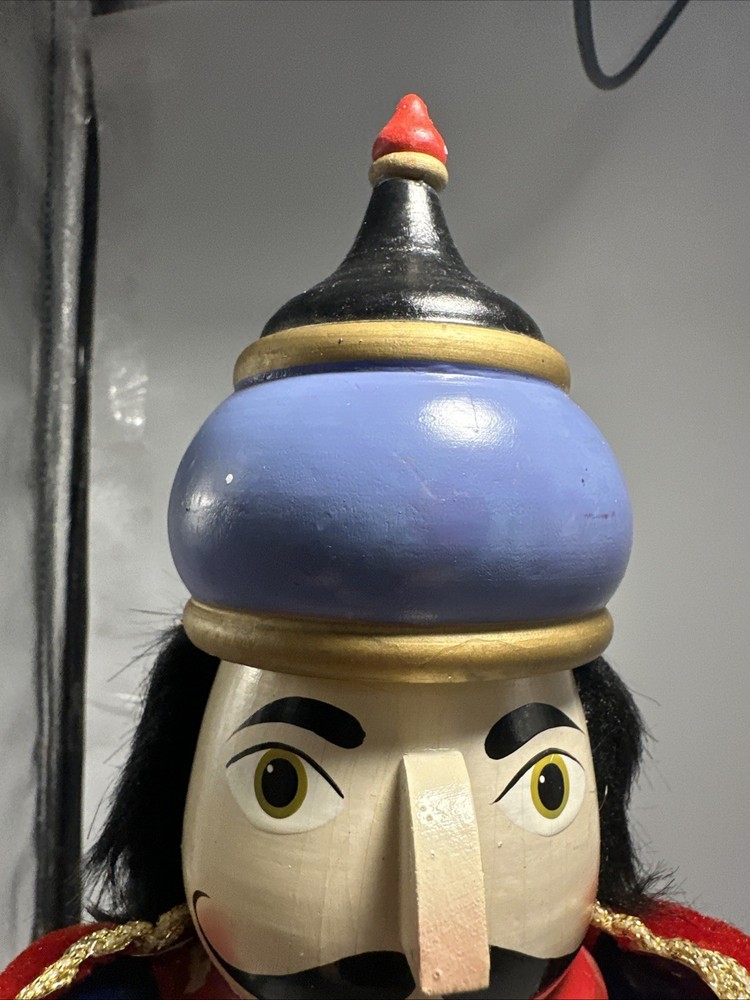 #F8-Christmas Holiday 15" Wood Nutcracker