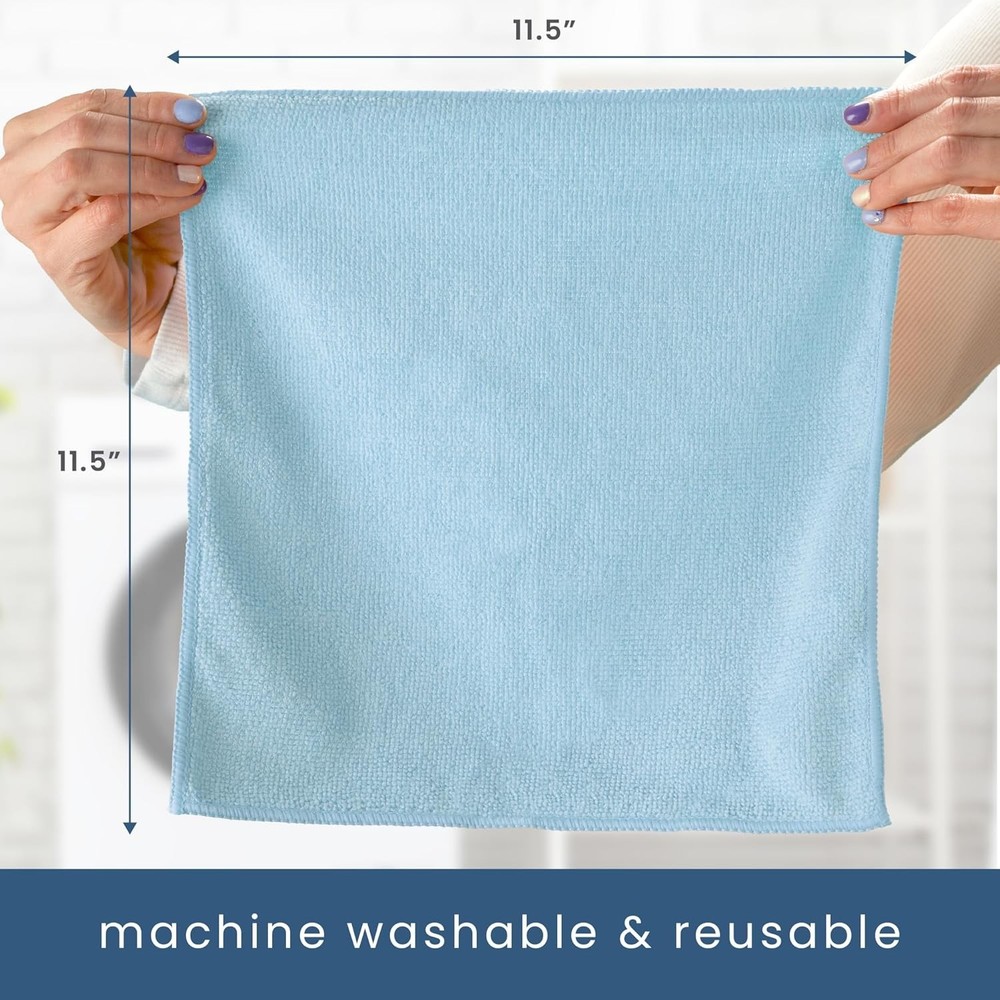 Versatile Microfiber Towels - 150 Count for Elegant and Sustainable Cleaning