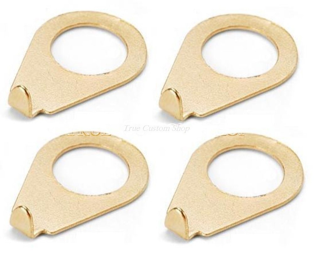 True Custom Shop® Gold USA Indicator Knob Pointer Washers for Gibson Knobs 4pk