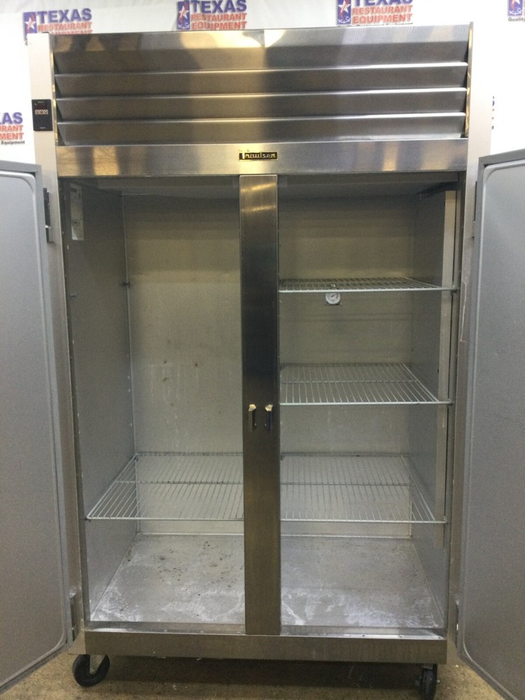 Traulsen G2201052” 2 Solid Door Freezer on Casters