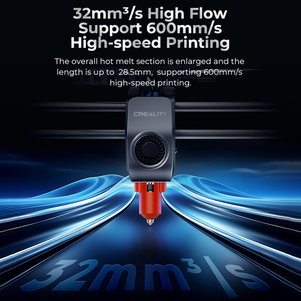 Creality K1 / K1 Max Ceramic Heating Block Kit High Flow for 3D Printer Z2D8