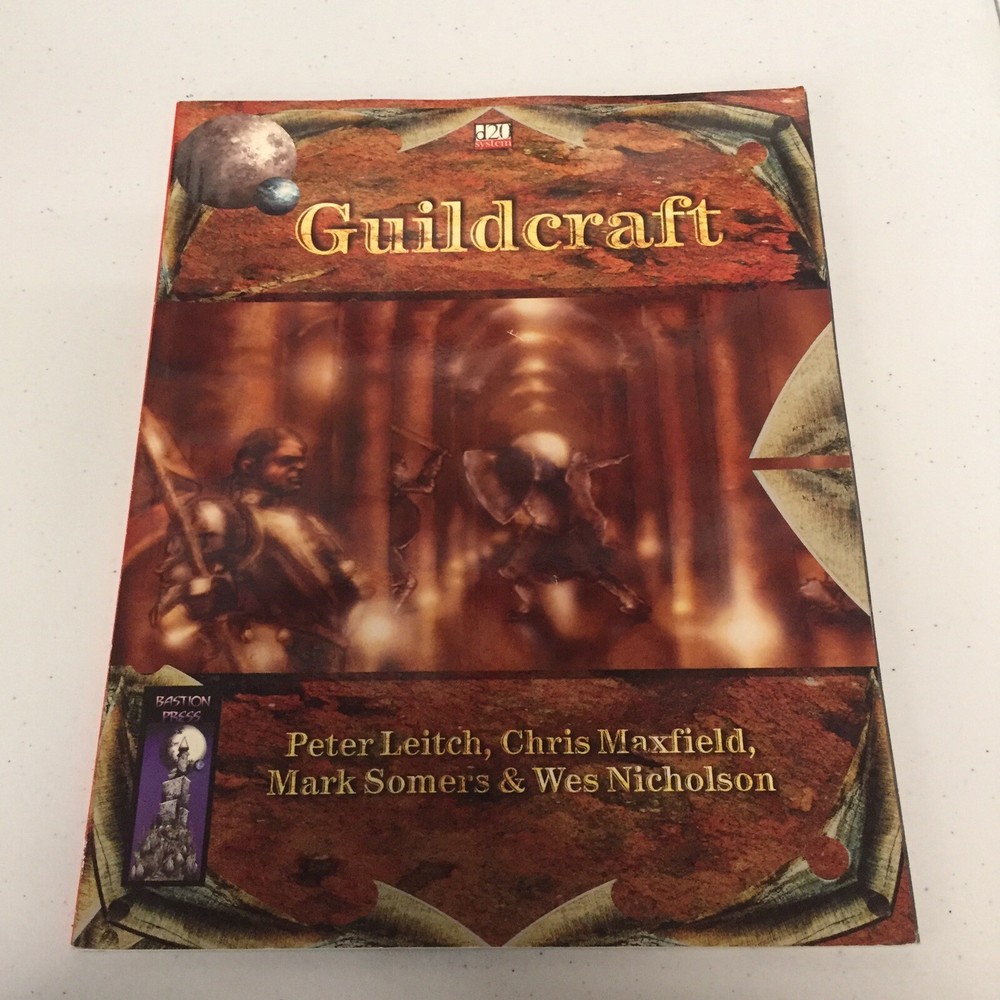 Guildcraft For The D20 Systems From Bation Press By Peter Leitch Chris Maxfield