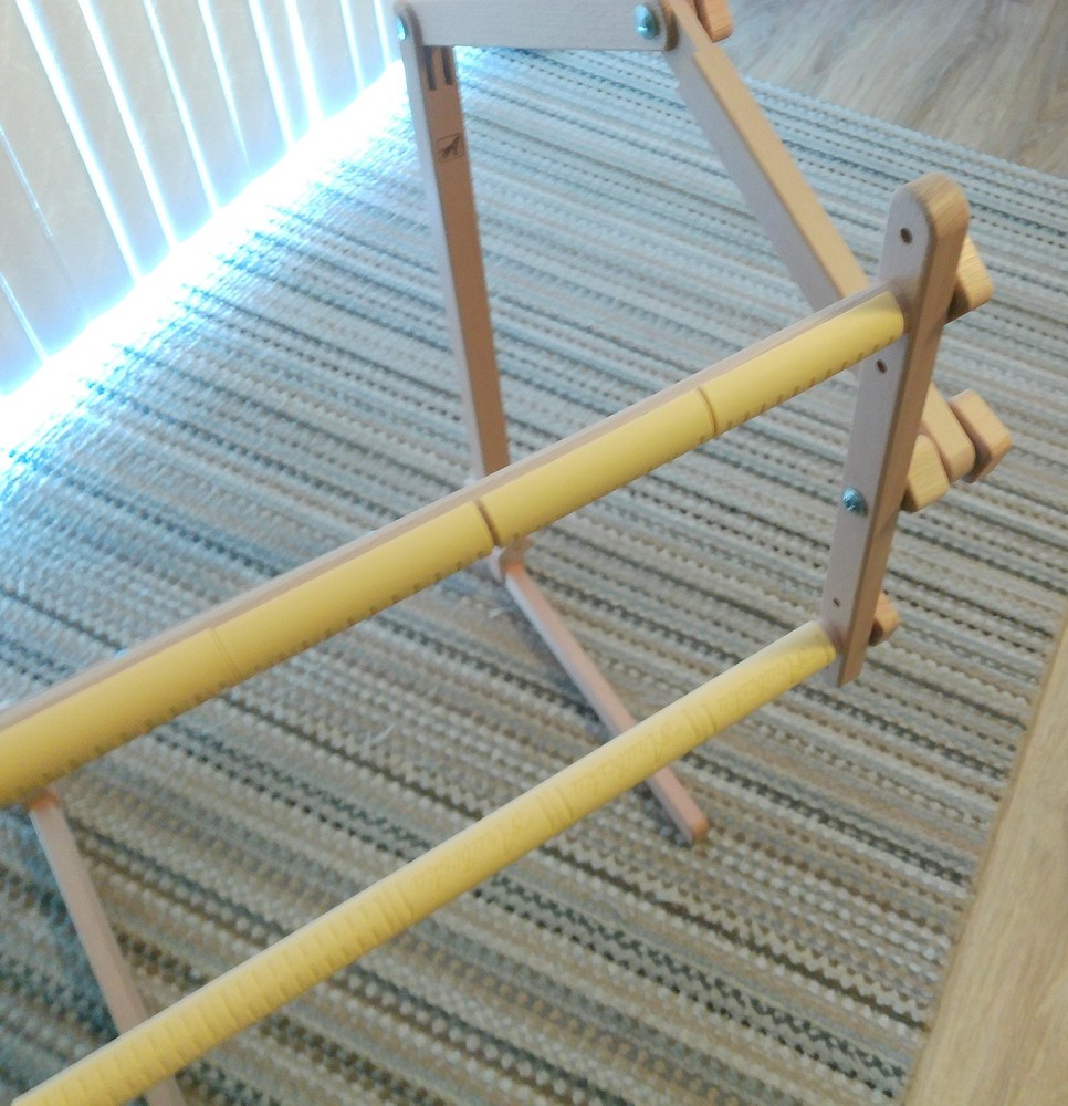 Embroidery / Cross Stitch Floor Stand with Two Scroll Frames 16" & 22"