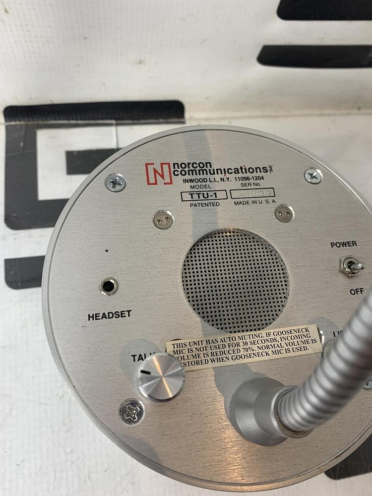 Norcon Communications TTU-1 Two-Way Communication Talk-Thru Unit |