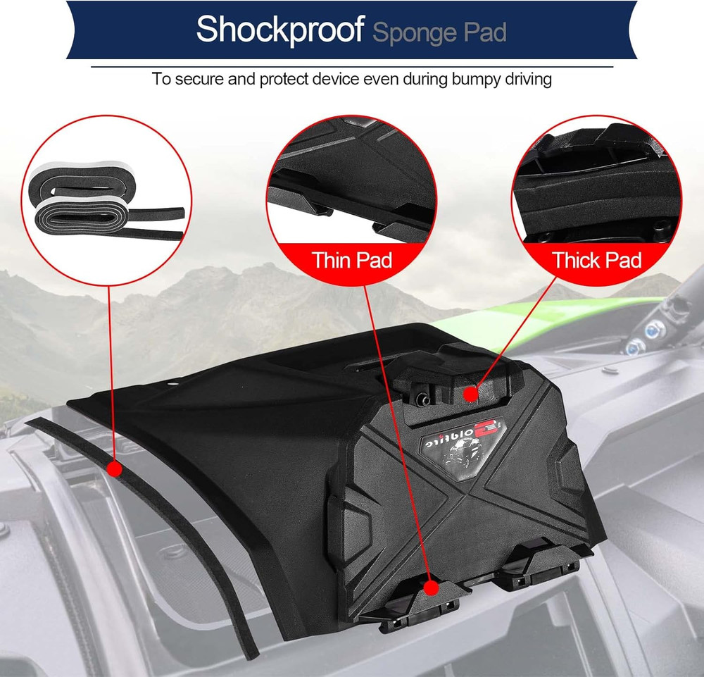 Adjustable Electronic Device Tablet Phone Holder for KRX 1000, UTV GPS Tablet Mo