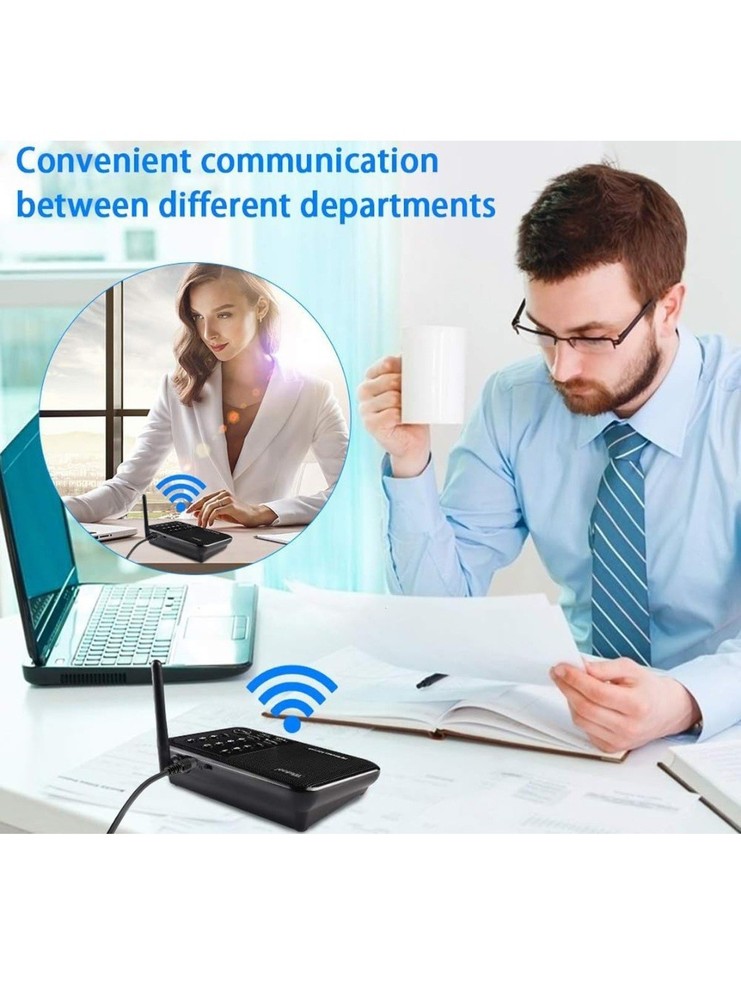 6-Pack Wuloo Wireless Intercom System for Home Office Room W666-P6 🔥SEALED