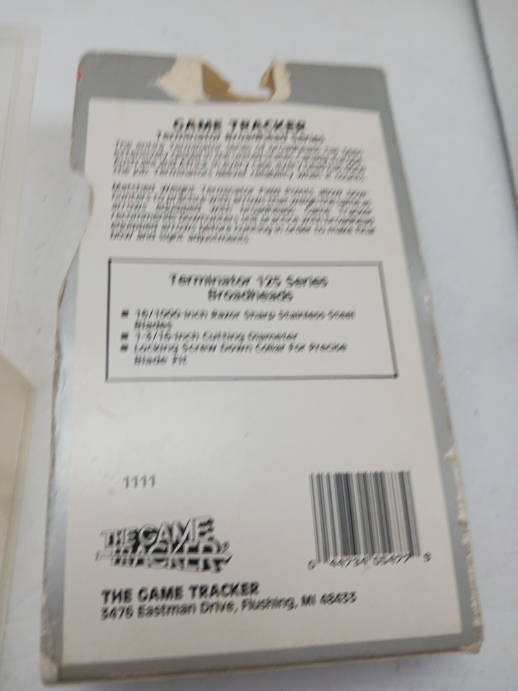 Game Tracker Terminator Broadheads 125 Grain 2 Pack + 9 Practice Tips