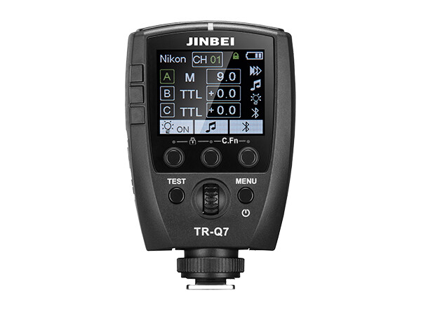 JINBEI TR-Q7II TTL HSS High-Speed SYNC Flash Trigger 2.4G Camera Transmitter