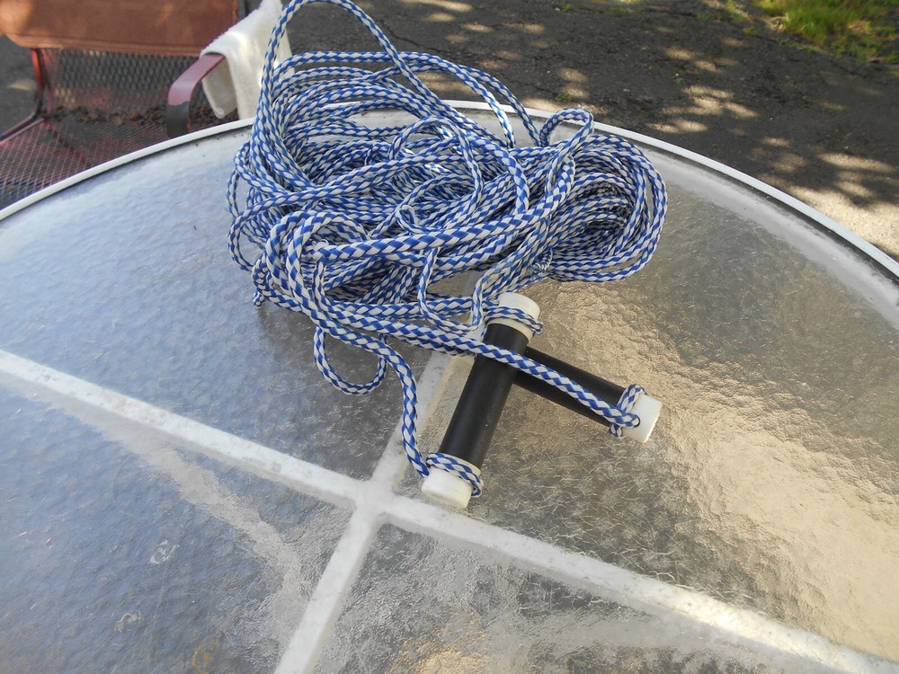 Blue and White Water Ski Line 2 Handles