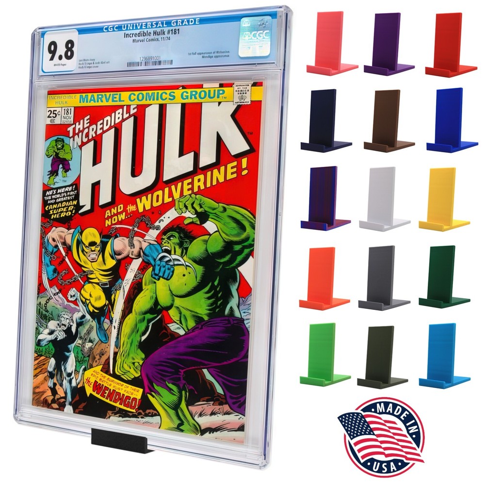Comic Book Display Stand Great For Graded CGC, CBCS And Non-Graded Comics
