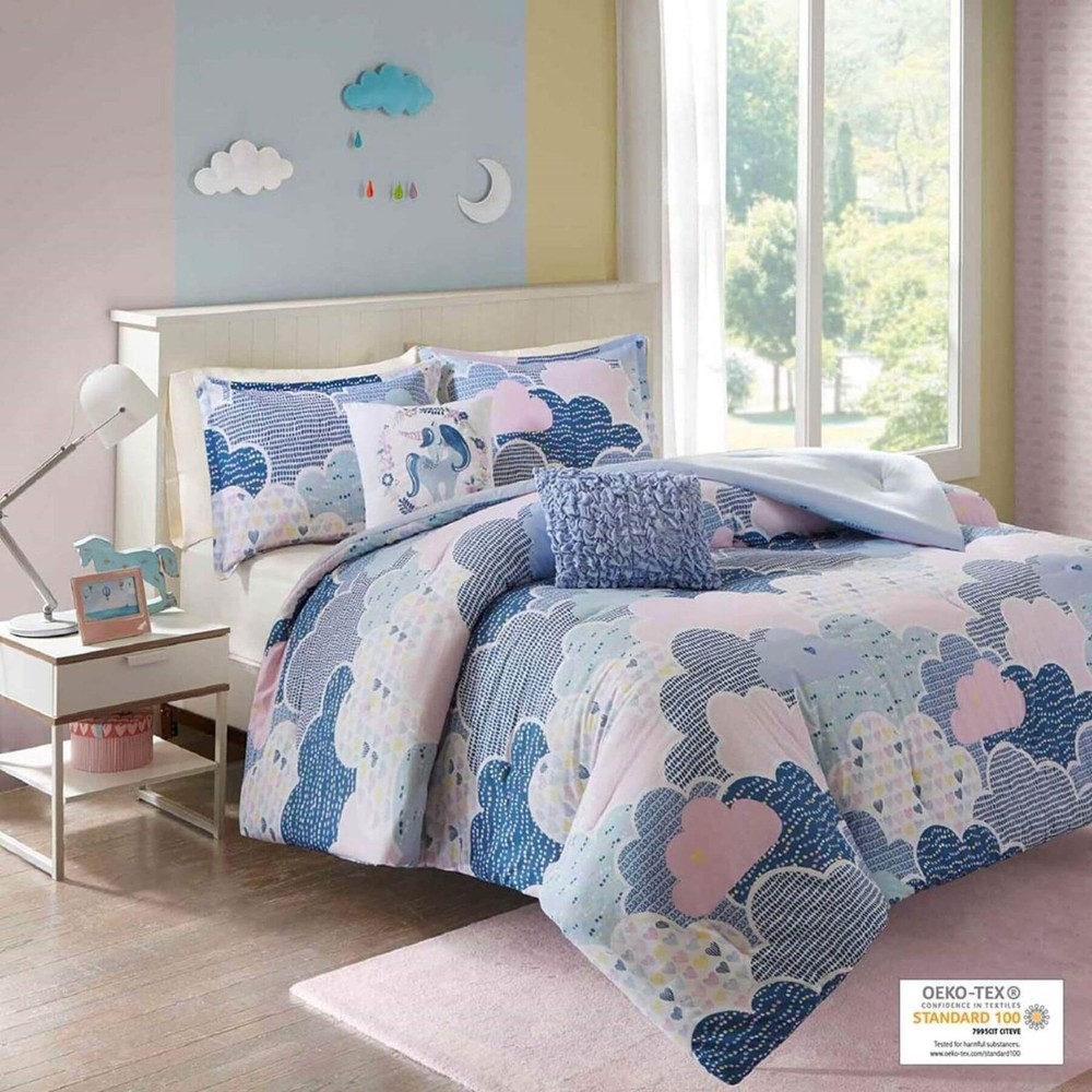 Cloud Cotton Printed Comforter Set, Twin