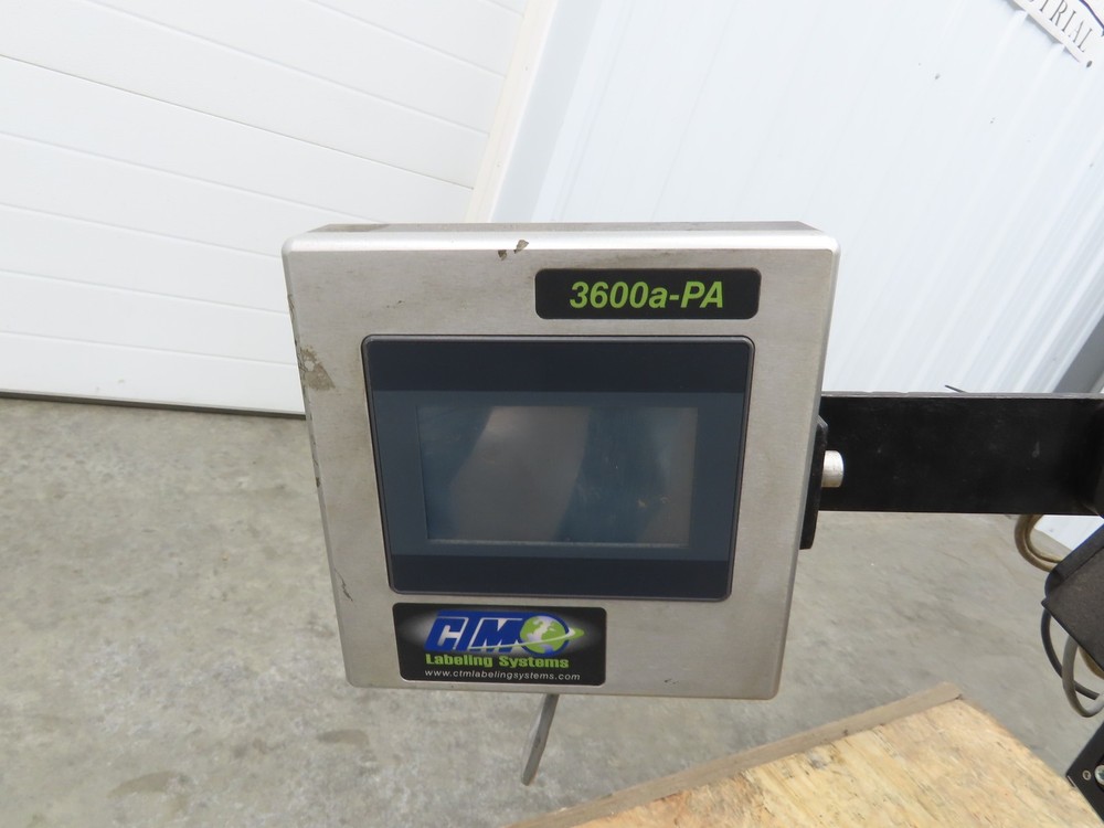CTM 3600A-S84-EX High Speed Label Applicator SATO Thermal Printer 5" Width