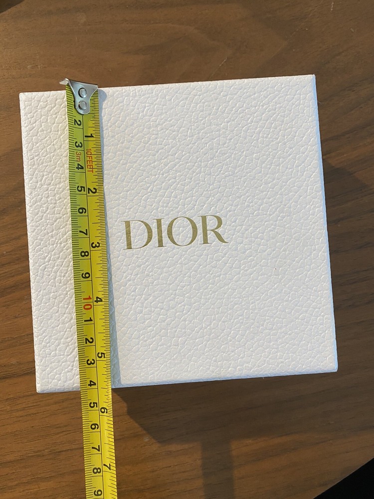 DIOR 2 WHITE EMPTY GIFT BOX AUTHENTIC Medium And Small Sizes In Pics