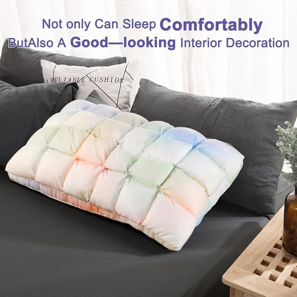 YOUR MOON Soft Pillows for Sleeping - Fluffy Down Alternative Bed Pillow