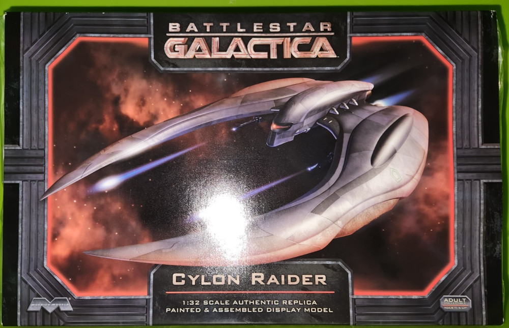 Battlestar Galactica CYLON RAIDER Moebius Models MOE2926 PREBUILT DISPLAY MODEL