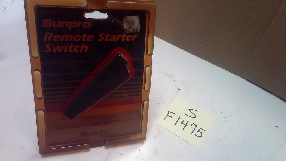 SUNPRO CP7851 REMOTE STARTER SWITCH ( PACKAGE FADED)