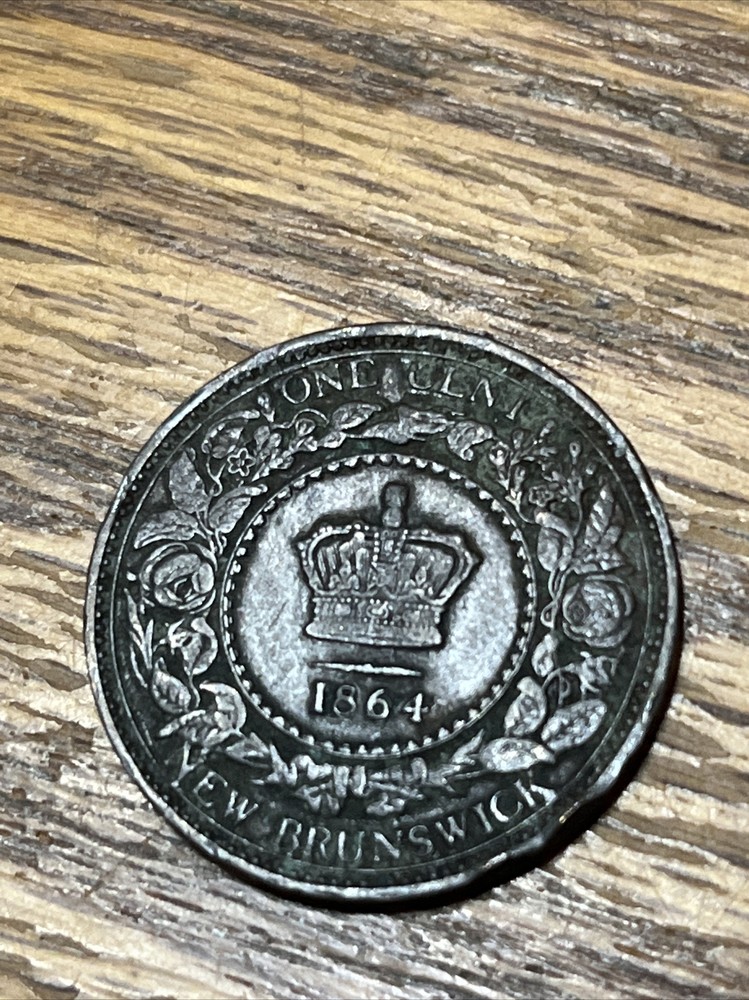 1864 Canada New Brunswick 1 Cent
