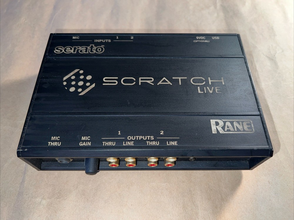 Rane Serato Scratch Live DJ Audio Interface No Power Cord Untested