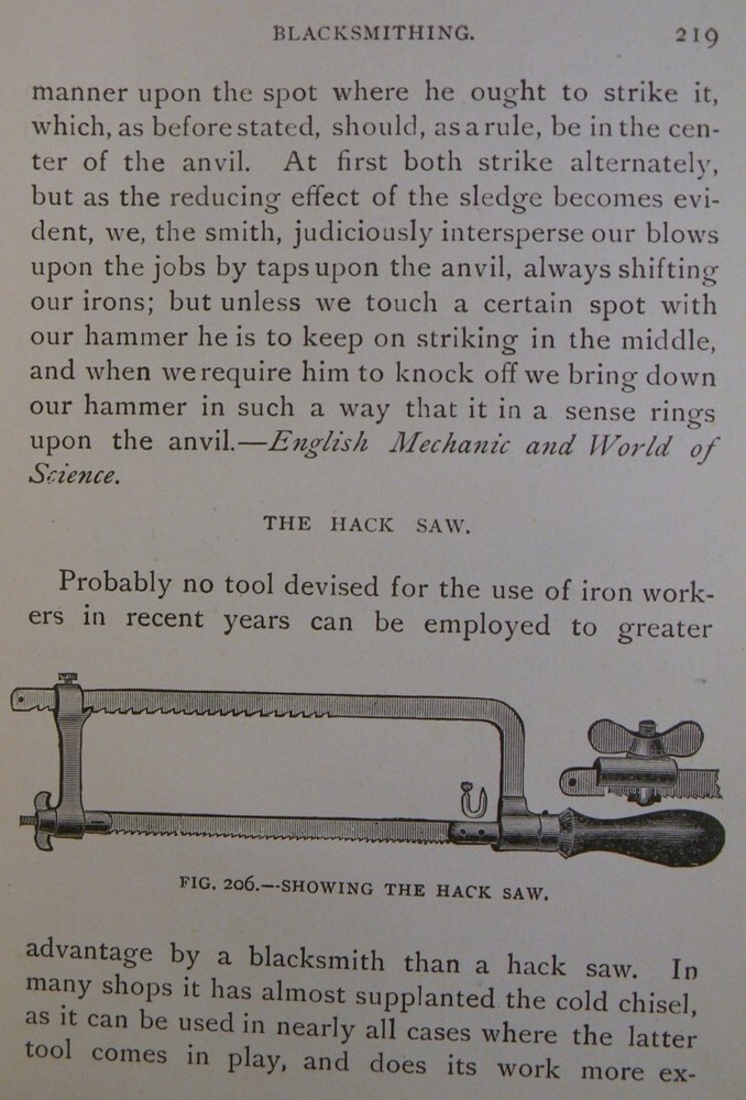 PRACTICAL BLACKSMITHING Blacksmith ANTIQUE TOOLS Anvil IRON Hammer Forge FARRIER