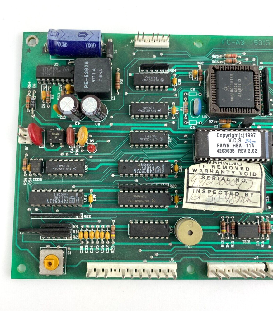 USI FAWN COFFEE HBA 11A MAIN COTROLLER BOARD - Vending