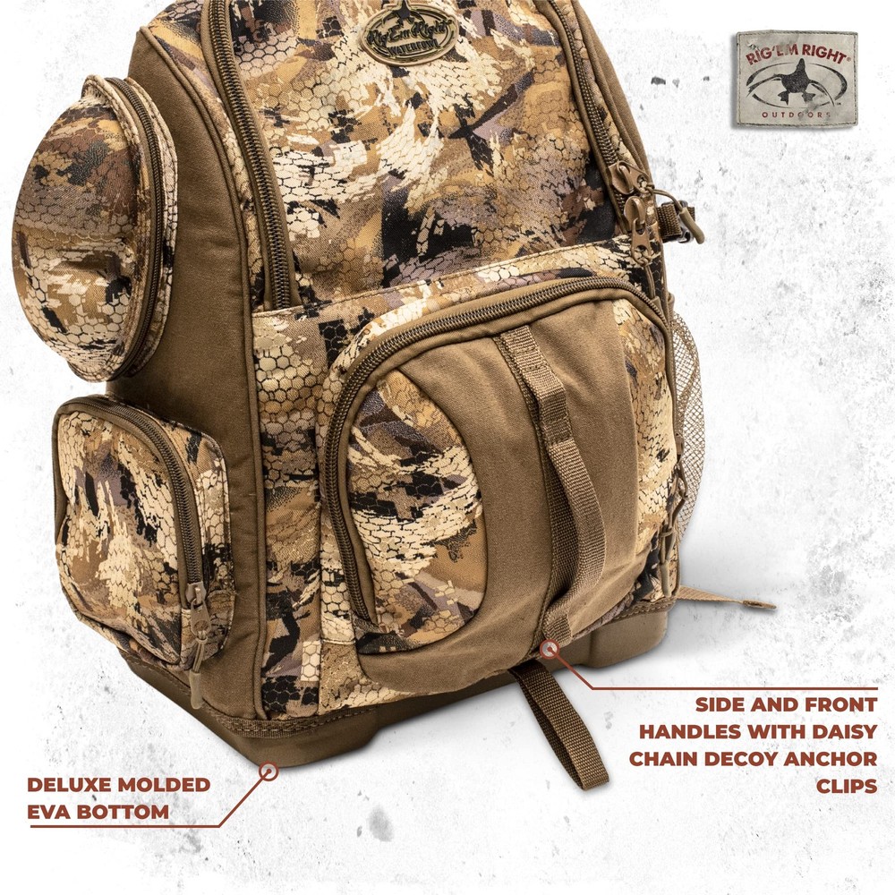 Rig'Em Right Lowdown Floating Backpack, Optifade Marsh