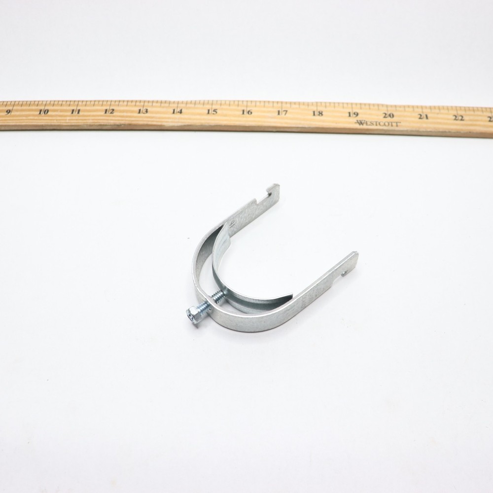 Caddy 1-Piece Strut Clamp Electrogalvanized Steel 2" SCH40B