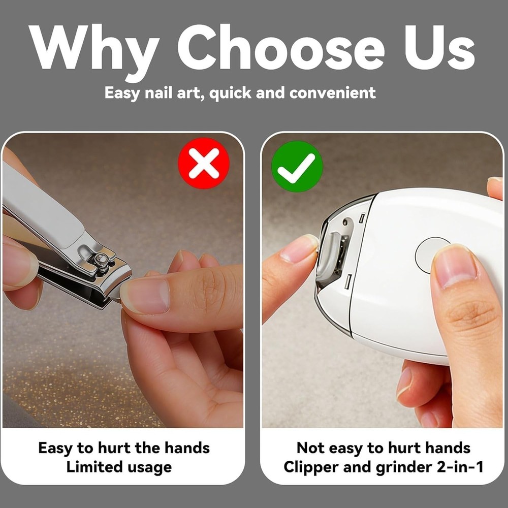3 in1 Automatic Electric Nail Clipper