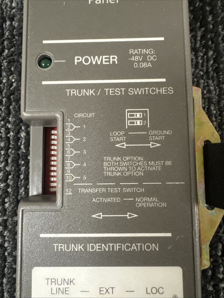Avaya Lucent 808A Emergency Transfer Panel