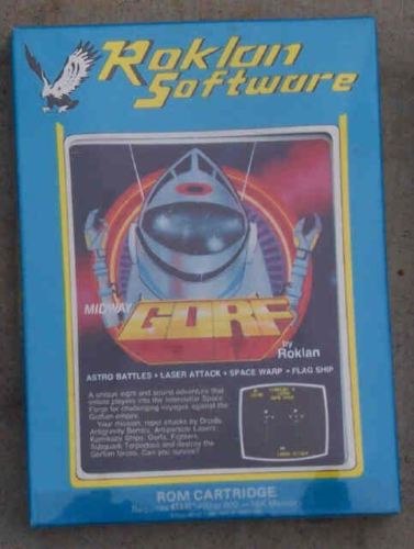 GORF Atari/Roklan 400/800 Cartridge NEW Damaged/smashed Box