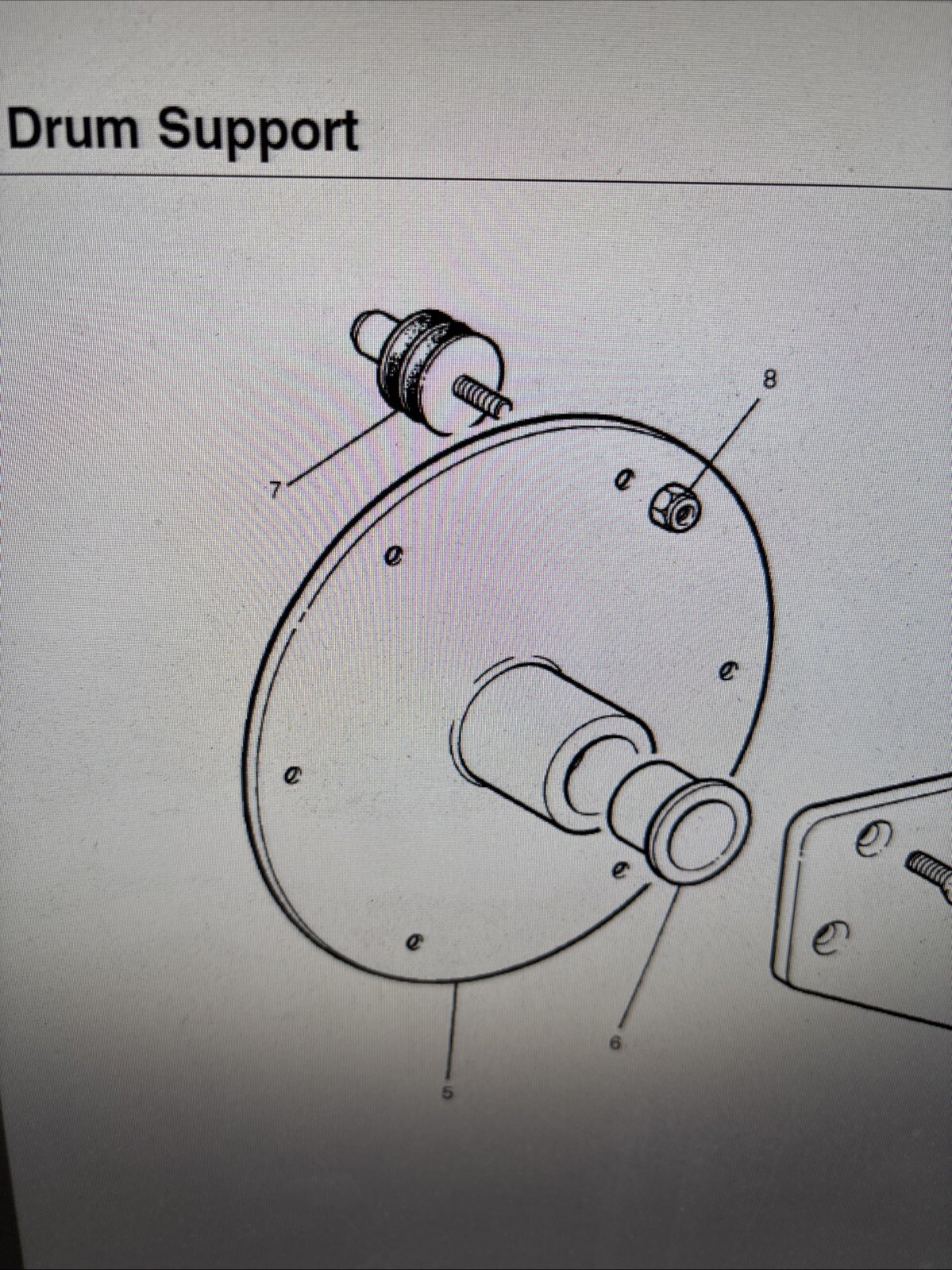 Set of 6 Benford Terex Roller Mount Single Drum MBR71 1702-214 Anti Vibration
